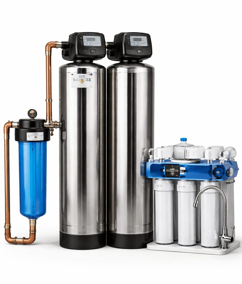 Charger SP3 combo water filtration and conditioning system