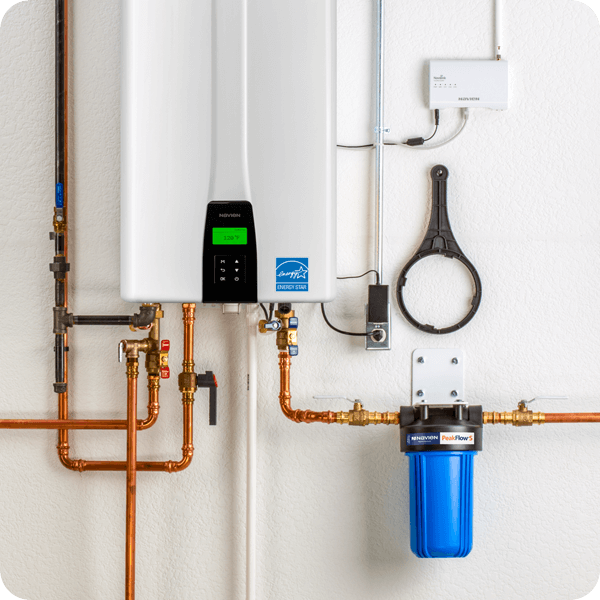 Navien WEC salt-free whole-home water treatment system