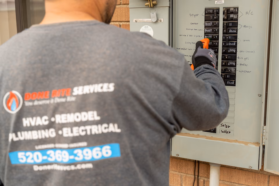 Electrical service from Done Rite